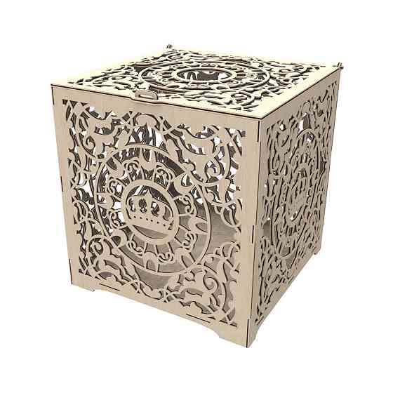 Сундук для конвертов, Свадебная казна 187х187х200мм Киев