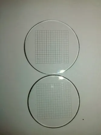 Сетка измерительного окуляра микроскопа Мбс-1, Мбс-2, Мбс-9, Мбс-10, Огмэ-П2, Огмэ-П3 Харьков