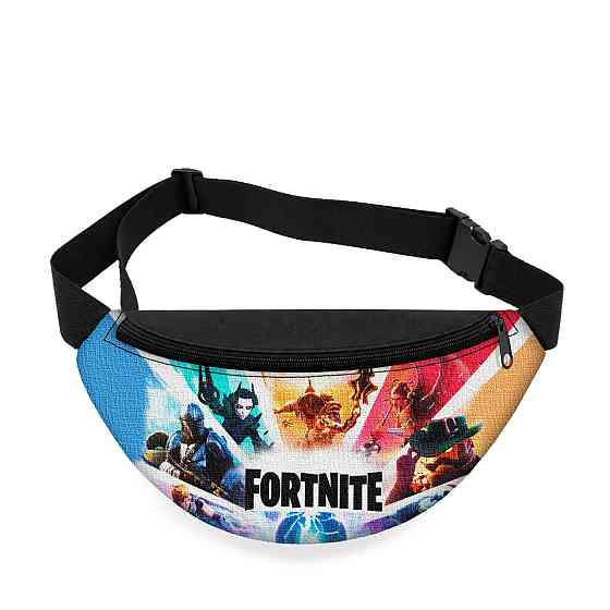 Дитяча сумка-бананка Fortnite 32х15 см на пояс або через плече (5926) Київ