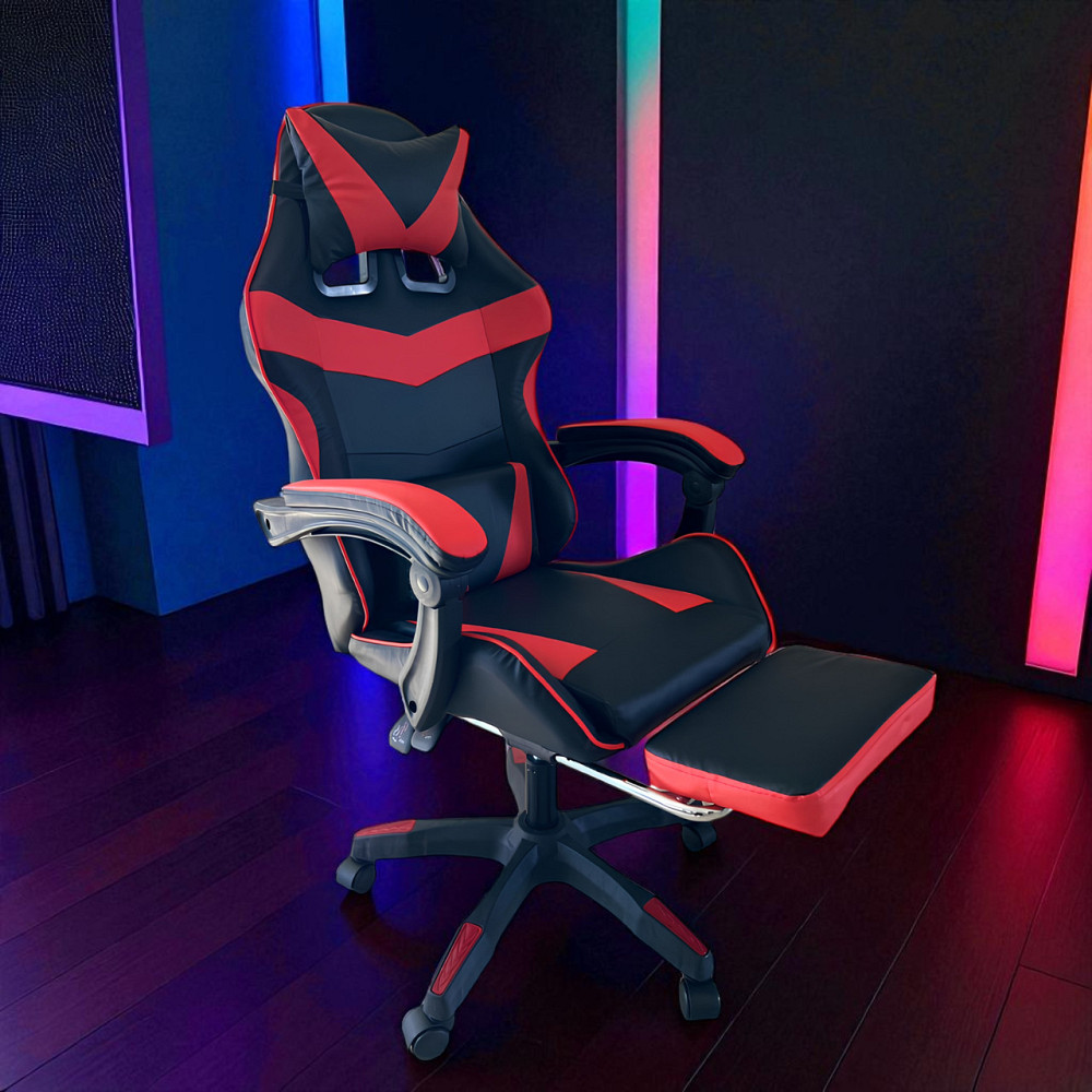 Геймерське крісло Vicotan VIP — професійний комфорт у чорно-червоному дизайні Львів - фото 7