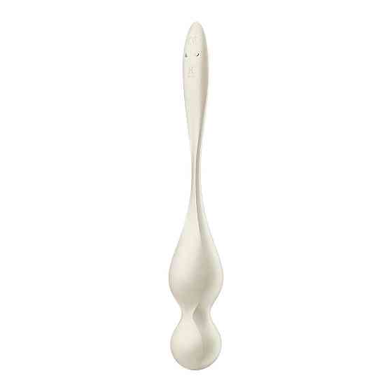 Вагинальные смарт-шарики с вибрацией Satisfyer Love Birds 1 Connect App White, 78 г Sex Aura Киев