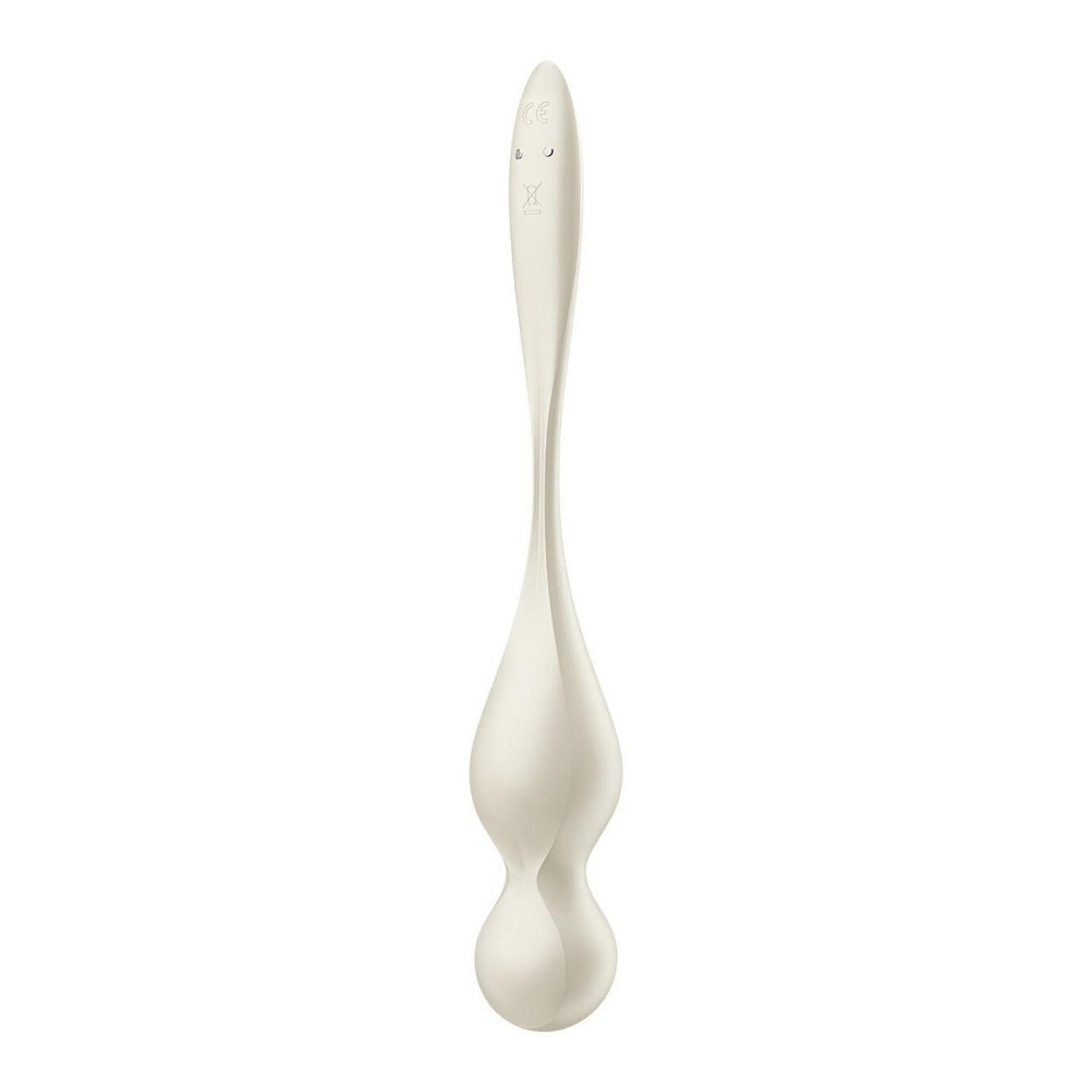 Вагинальные смарт-шарики с вибрацией Satisfyer Love Birds 1 Connect App White, 78 г Sex Aura Киев - изображение 4