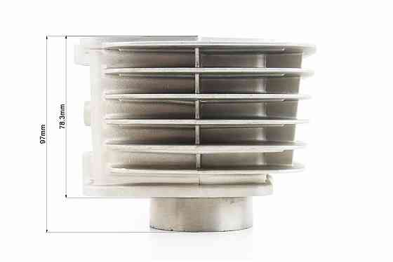 Циліндр к-кт (цпг) 125cc-52,4мм (палець 13мм, висота циліндра 78,3мм, висота поршня 37мм) Київ