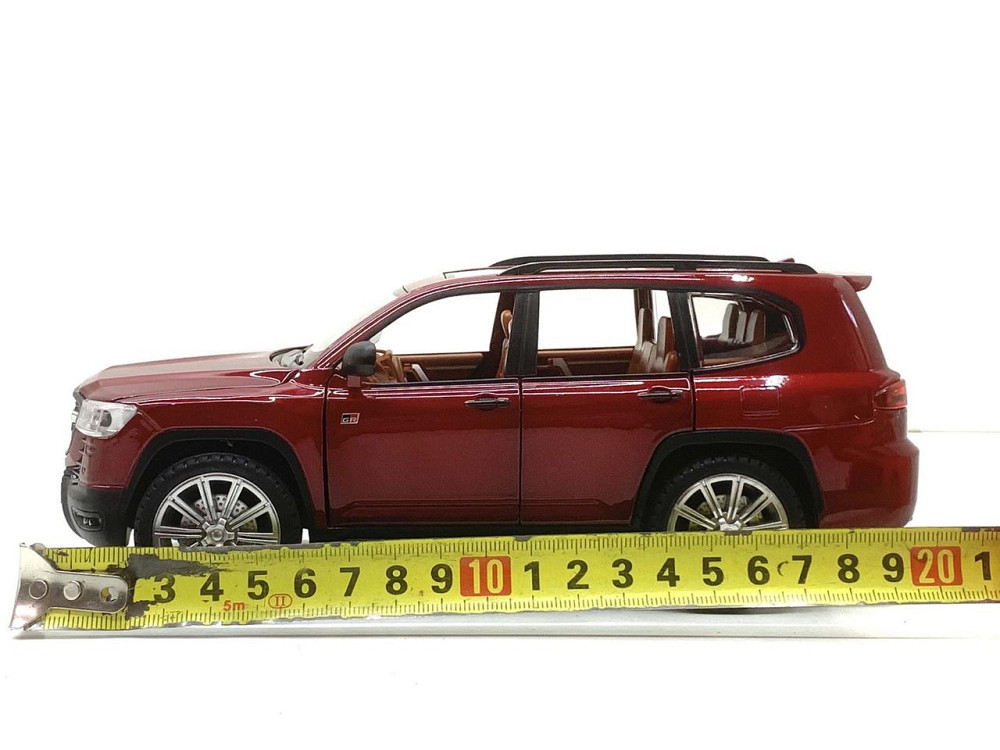 Машина Автосвіт Toyota Land Cruiser інерційна відчиняються двері капот багажник 20 см 1:24 Бордова (AP-2034) Чернігів - фото 6