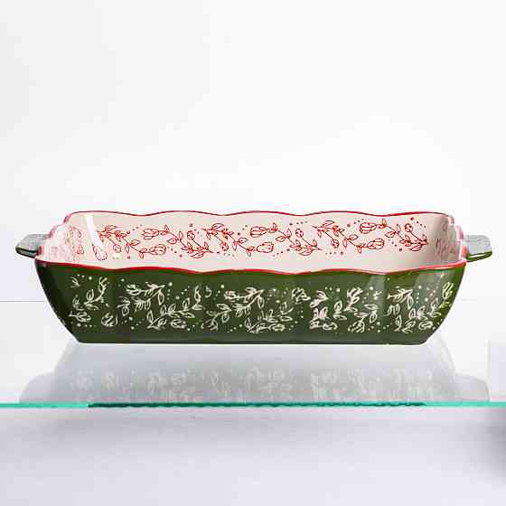 Yiwu Форма для запікання та сервірування Vintage Прямокутна з ручками HM05-12 Коломия