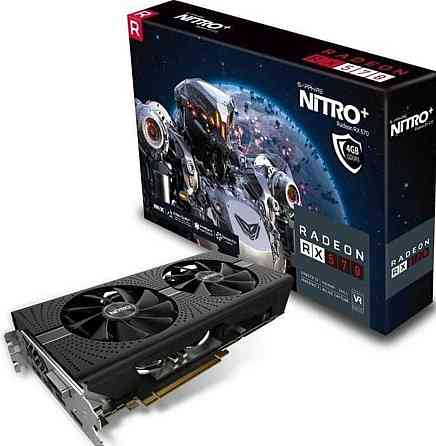 Пломбах! Rx 570 8GB Sapphire Nitro+ игровая видеокарта пк. Киев