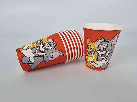 Склянки для напоїв гарячих і холодних 400 мл "TOM and JERRY" (50 шт.) Харків