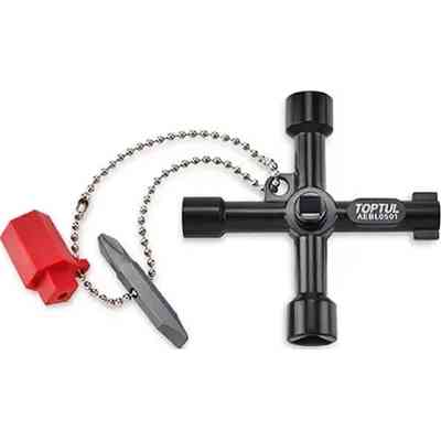 Ключ Toptul від технічних шаф багатофункціональний, 72мм (AEBL0501) Вінниця