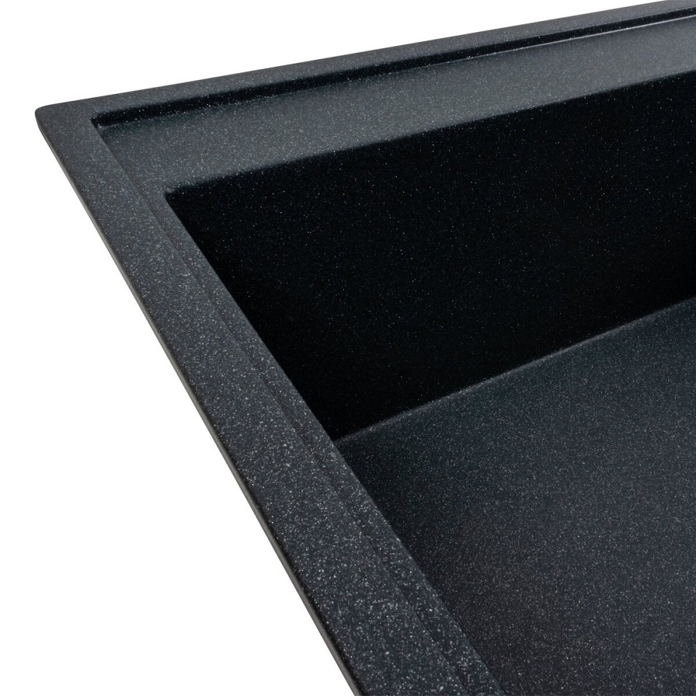 VALESO Гранітна мийка для кухні VALESO AZURIT 7950 матова Антрацит Киев - изображение 2