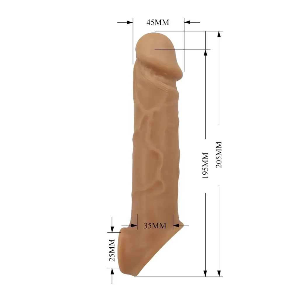 Насадка презерватив Pretty Love - Lionel Silicone, BI-026259 Sex Aura Киев - изображение 9