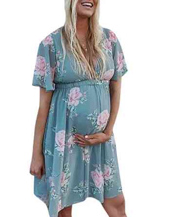 Літня квіткова сукня для вагітних 18471 Луцк