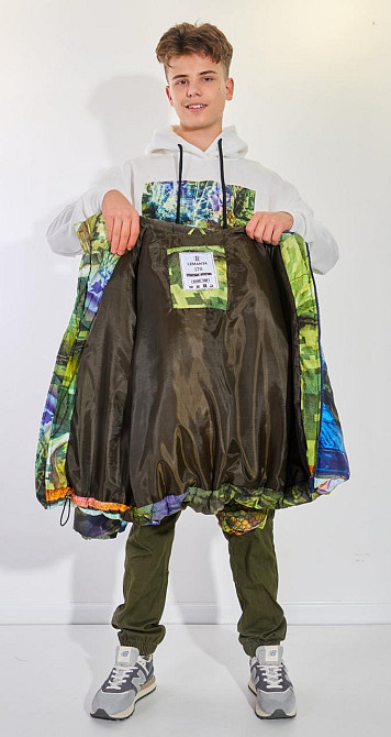 Куртка з принтом (164 см) Київ - фото 5