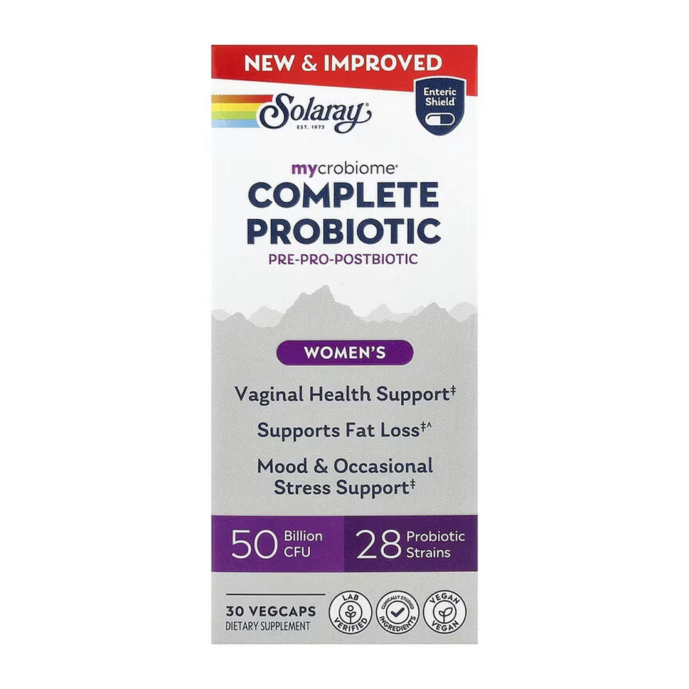 Пробіотик для жінок Solaray Complete Probiotic Women's 30 вег капс Київ - фото 1