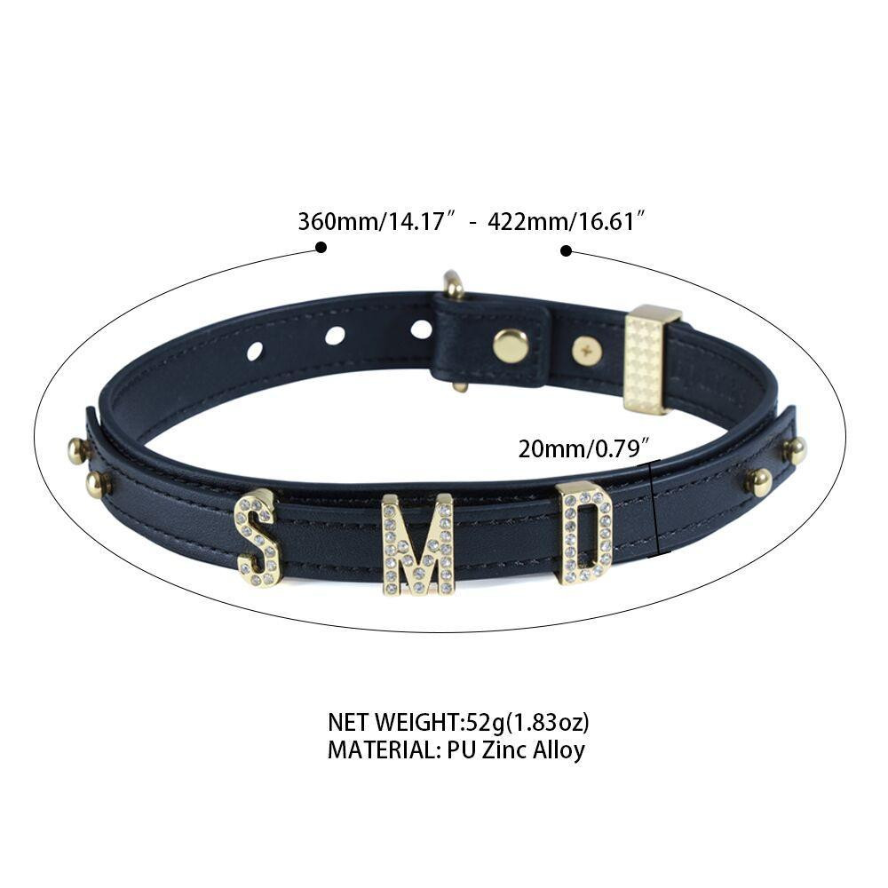 Нашийник LOCKINK Dark DIY Alphabet Collar Sex Aura Київ - фото 10