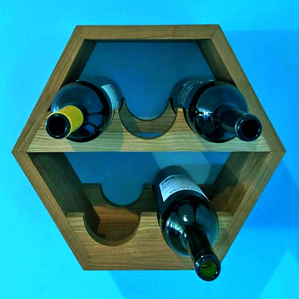 Настінна винна полиця "Куруме" мускат Миколаїв - фото 1