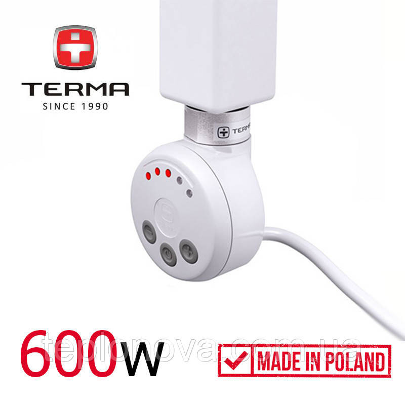 ТЕН для рушникосушки 600w Terma MEG White ТЕН Білий Електричний Чернівці - фото 1