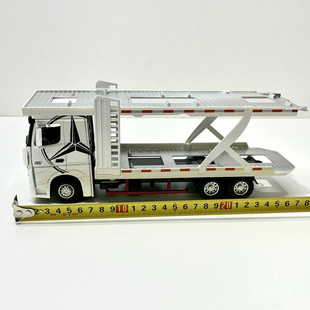 Трейлер з машинками світлові та звукові ефекти масштаб 1:24 Білий (53522-46) Чернигов - изображение 10