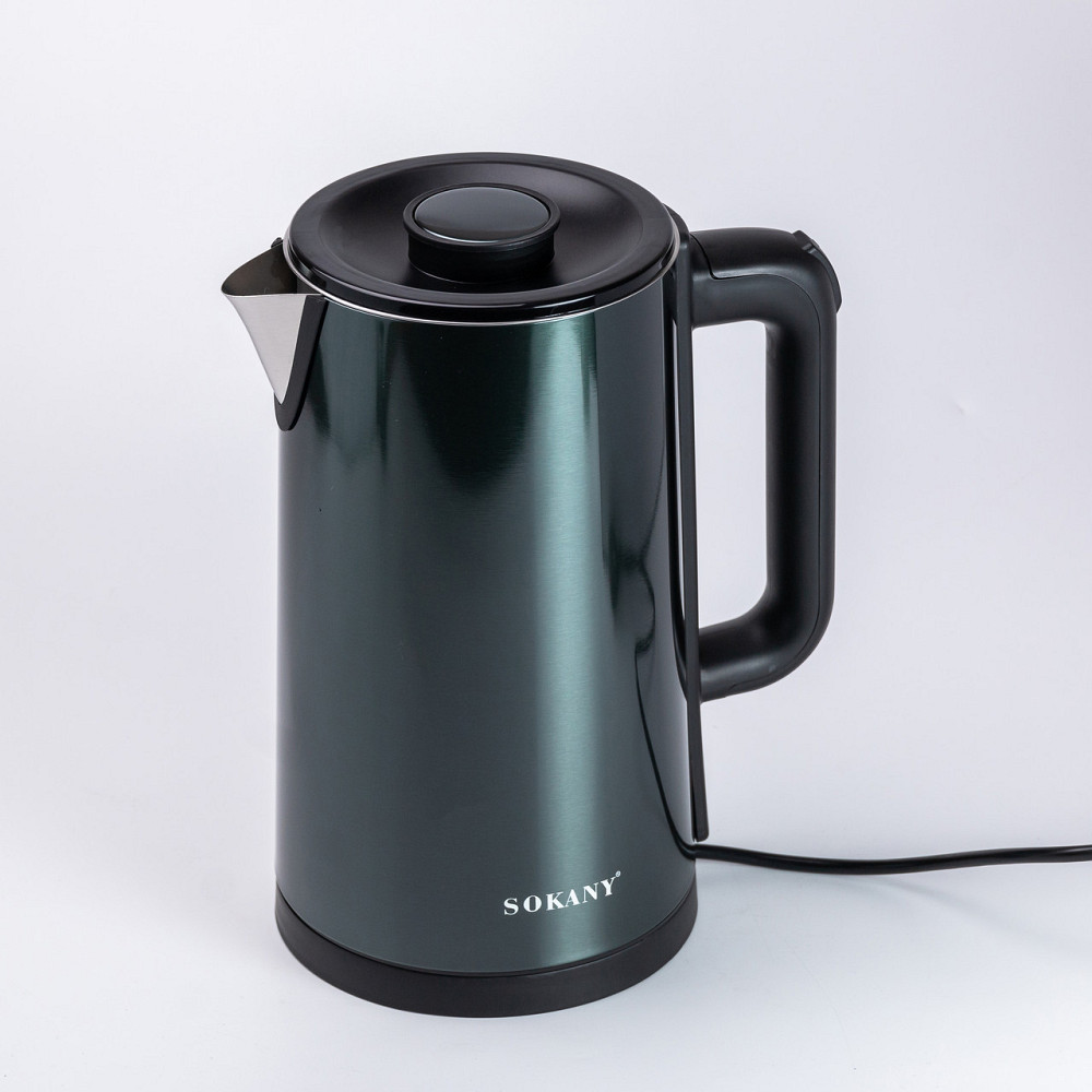 Sokany Електрочайник Sokany SK-09018 3 літри Зелений Коломыя - изображение 2