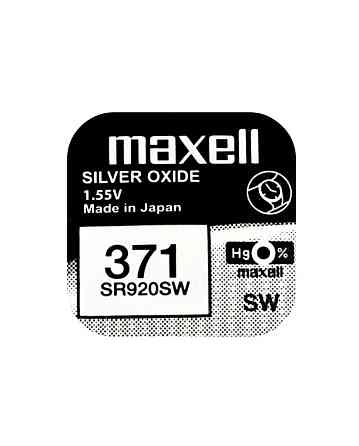 Батарейка MAXELL SR920SW 1PC EU MF (371) A 1шт (M-18290100) (4902580132361) Киев