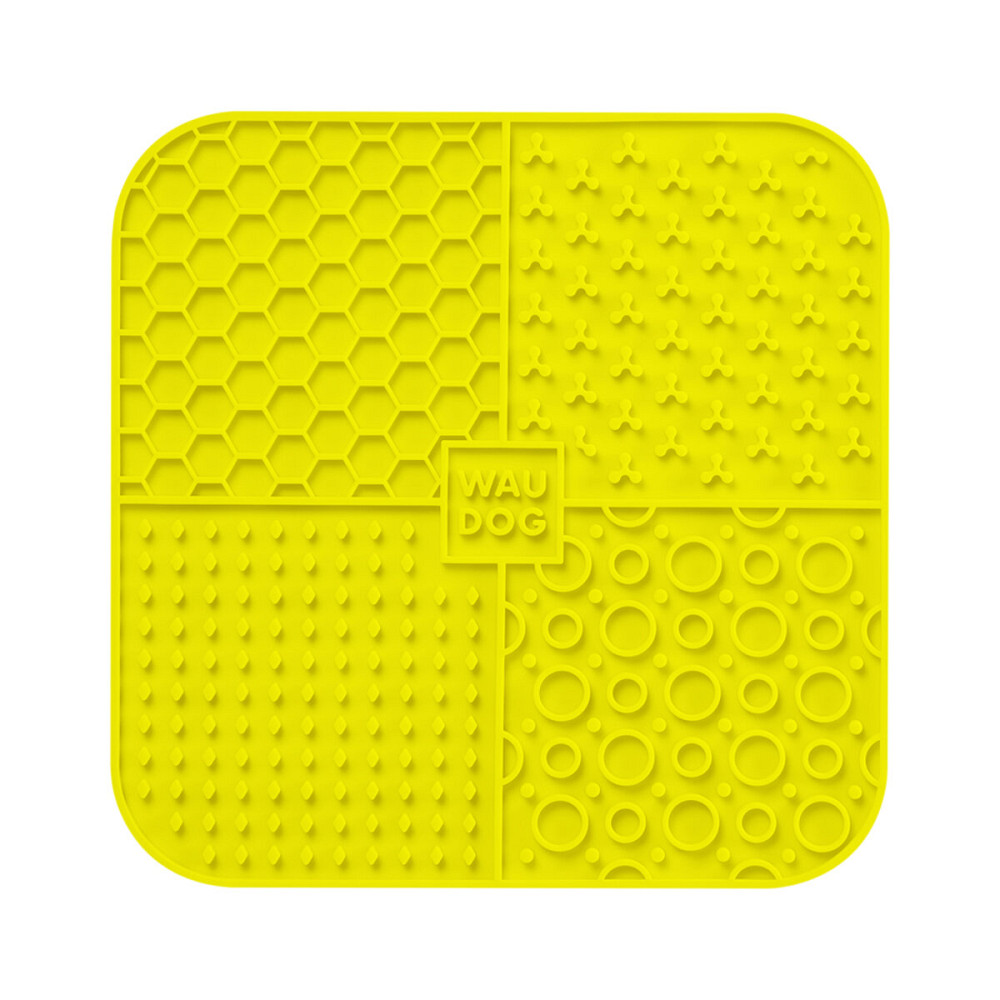 Коврик для слизи WAUDOG Silicone, 190х190х10 мм, желтый Киев - изображение 3