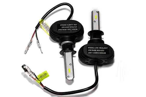 Комплект світлодіодних ламп HeadLight S1 H3 6500K 8000lm з радіатором 12-24V Харків