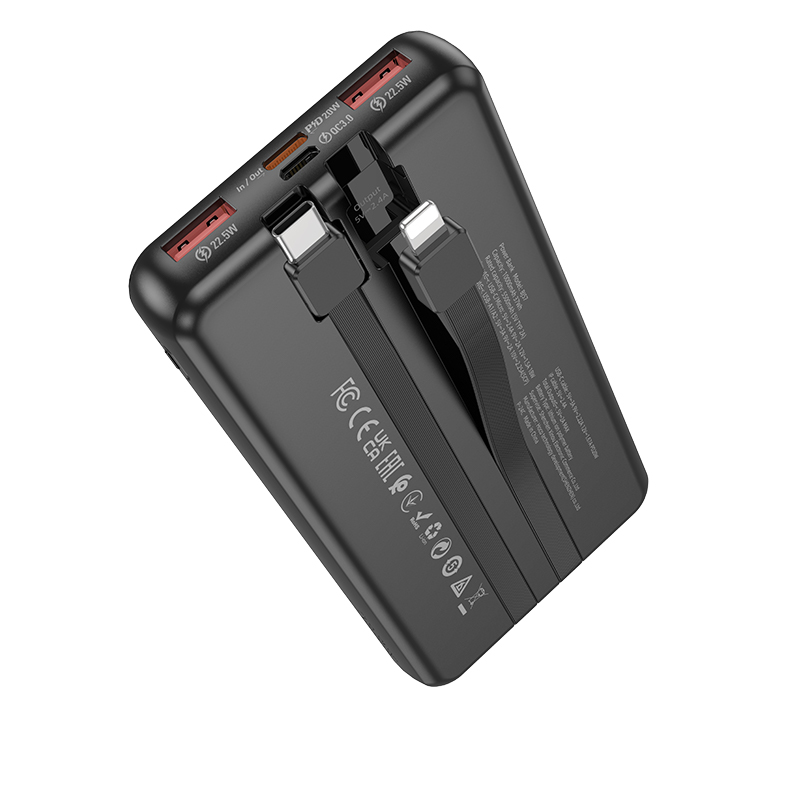 Павербанк 10000 mAh BOROFONE BJ57 Graceful PD20W QC22.5W з швидка зарядка цифровий дисплей power bank повербанк Одеса - фото 4
