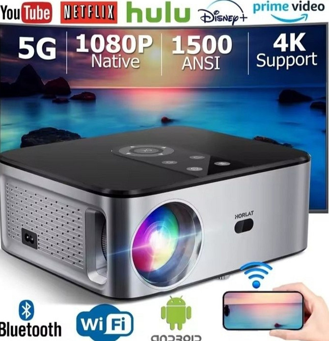 Проєктор Horlat t3n дуже яскравий. Київ - фото 2