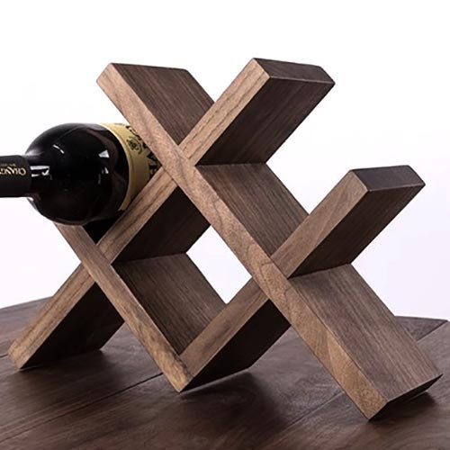 Настільна винна полиця "Бренті" сепія Миколаїв - фото 1