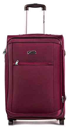 Валіза тканинна WINGS 1701 мала 55 см бордова 2 колеса Київ