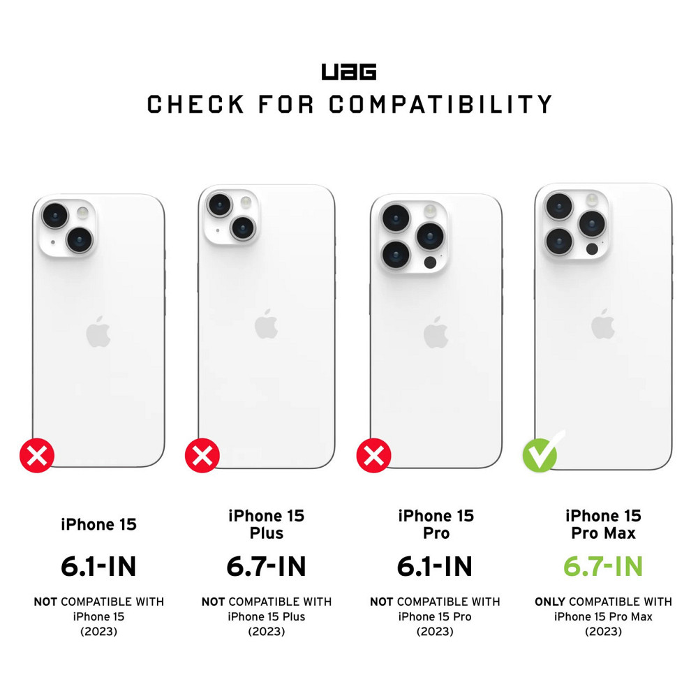 Чохол-накладка Urban Armor Gear для Apple iPhone 15 Pro Max Monarch Pro Magsafe Rust (114222119191) ( 18105 ) Харків - фото 9
