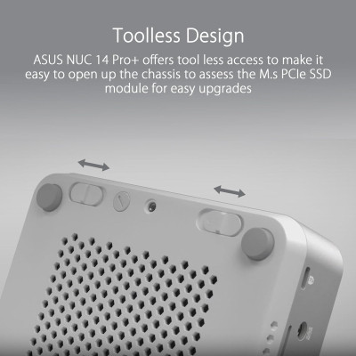 Комп'ютер ASUS NUC 14 Pro+ RNUC14RVSU700002I Kit(L6) / Ultra 7 155H, M.2 22x80 NVMe; 22x42 NVMe (90AR0051-M000A0) Вінниця - фото 7