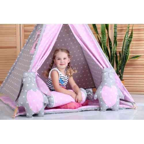 Вігвам Хатка комплект Принцеса з подушкою — Великий 150*150 см Київ