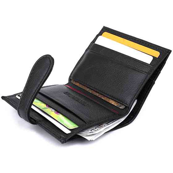 Кошелек-визитница ST Leather 19208 Черный Киев