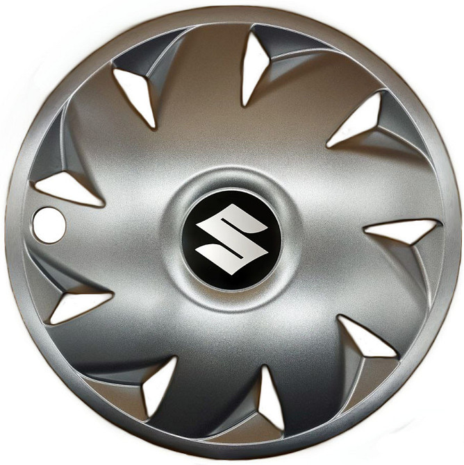 Автомобільні модельні ковпаки R14 Suzuki 210 4шт, SJS, сріблясті Київ - фото 1