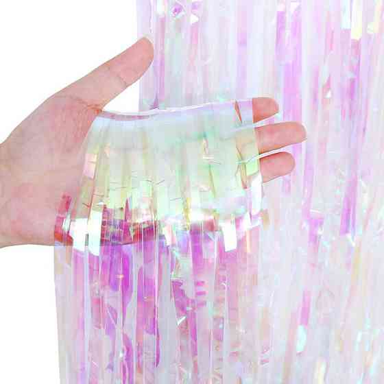 Дождик на фотозону 1 м на 1 м перламутровый Киев