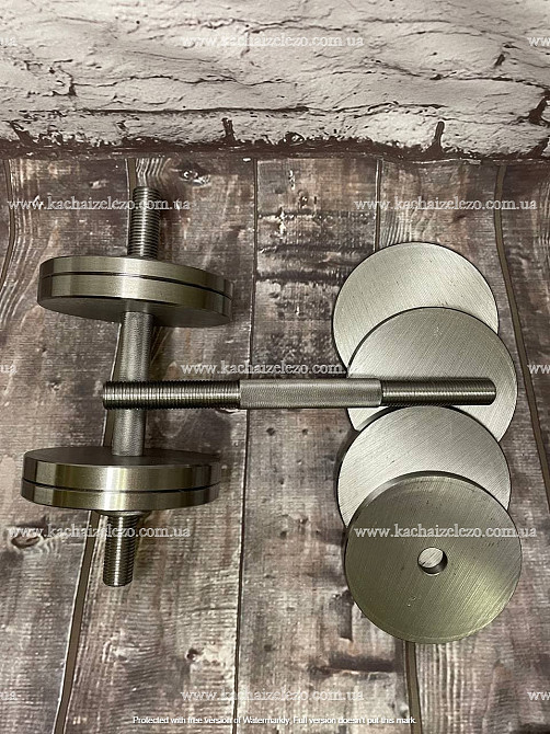 Гантели наборные 2 по 14 кг Гантели, гири, штанги и диски металлические без покрытия Киев - изображение 4