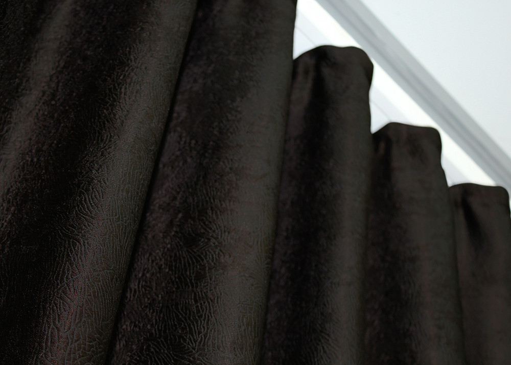 Комплект готових штор VR-Textil Софт № 1450ш 150х275 см 2 шт. Венге (33-0323) Киев - изображение 6