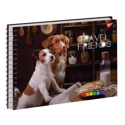 Альбом для малювання Yes А4 30 Спіраль Travel friends (130571) Вінниця