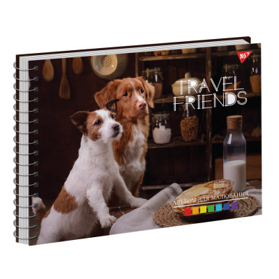 Альбом для малювання Yes А4 30 Спіраль Travel friends (130571) Вінниця - фото 3