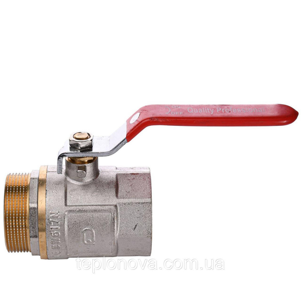 Кран шаровый прямой Q PROFESSIONAL 2″ НВ КР PN40 QP152 Черновцы - изображение 1