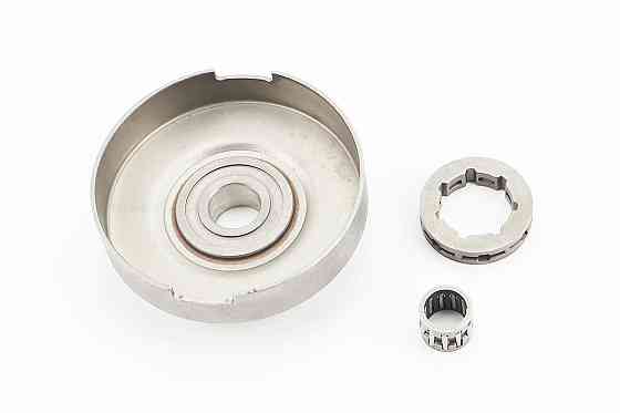 Тарілка зчеплення + зірка 3/8-7 Husqvarna-365/371/372, JONSERED-CS2165/2171/2172 + підшипник + мастило + шайби Киев