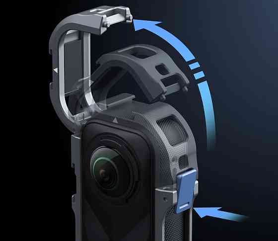 Рамка Insta360 X5 алюмінієва захисна з ковпачком Telesin S6-FMS-19-TIS Київ