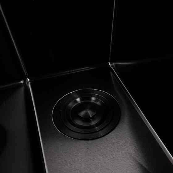 60*50D Мийка PVD чорна Valeso Handmade (велика/мала чаша, 3,0/0,8) Коломыя