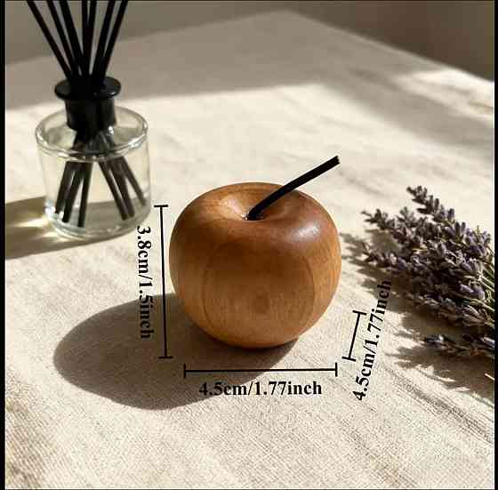 Набір деревʼяних арома-дифузорів у формі яблук, 3 шт Київ