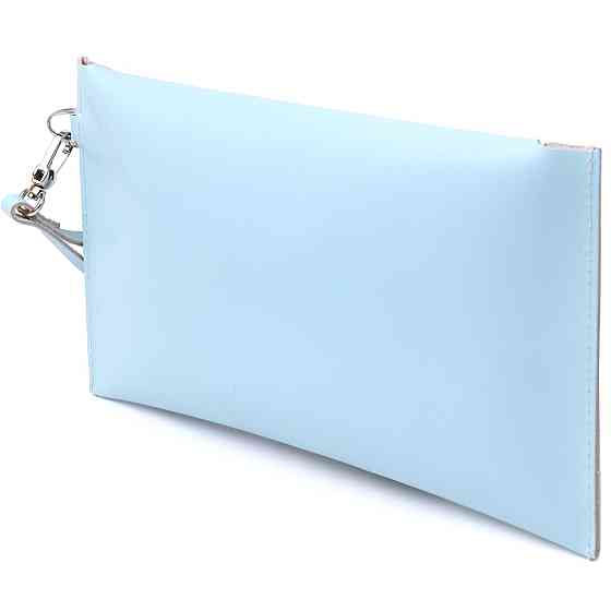 Кожаная женская тревел-косметичка Shvigel 16424 Голубой Киев