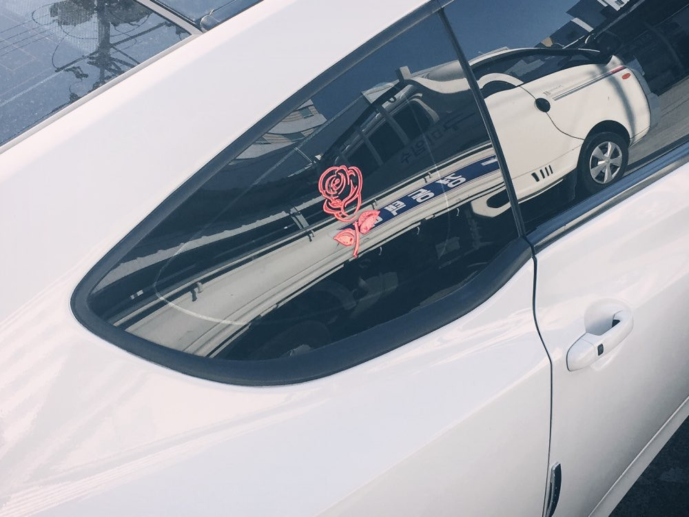 Наклейка Роза Красная выпуклая на авто Киев - изображение 2