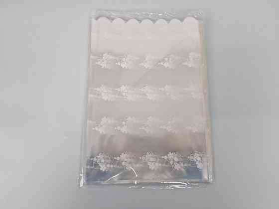 Пакет із малюнком для пакування подарунків (25*40) No93 (ажурний) "Квіти" (100 шт.) Харків