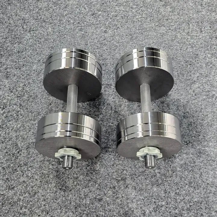 Гантелі складальні 2 * 22 кг (Загальна вага 44 кг) металеві домашні розбірні для дому Київ - фото 2