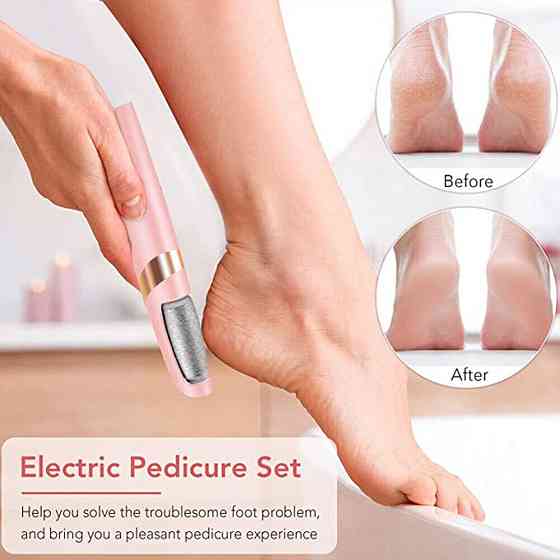Електрична акумуляторна пемза для ніг Flawless Pedi Electronic 8433 Дніпро