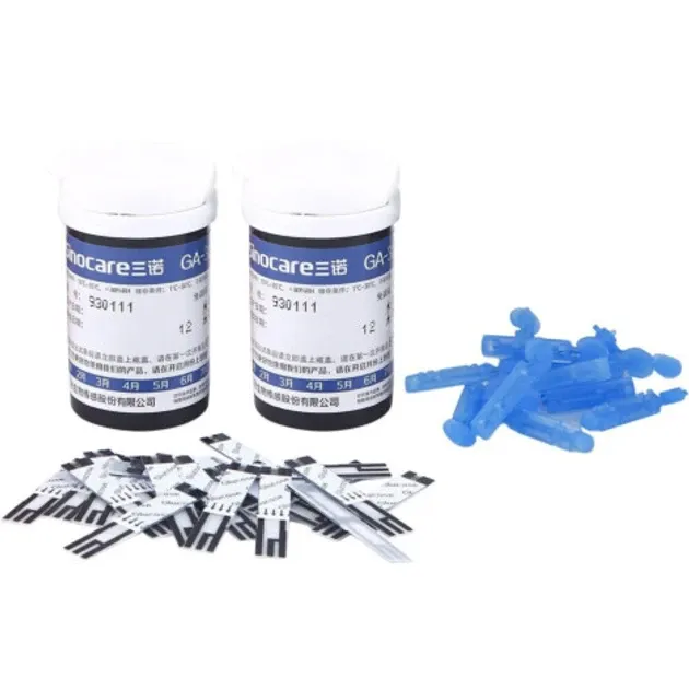 Набір для глюкометра Sannuo GA-3: 50 тест-полосок і ланцетів Київ - фото 1